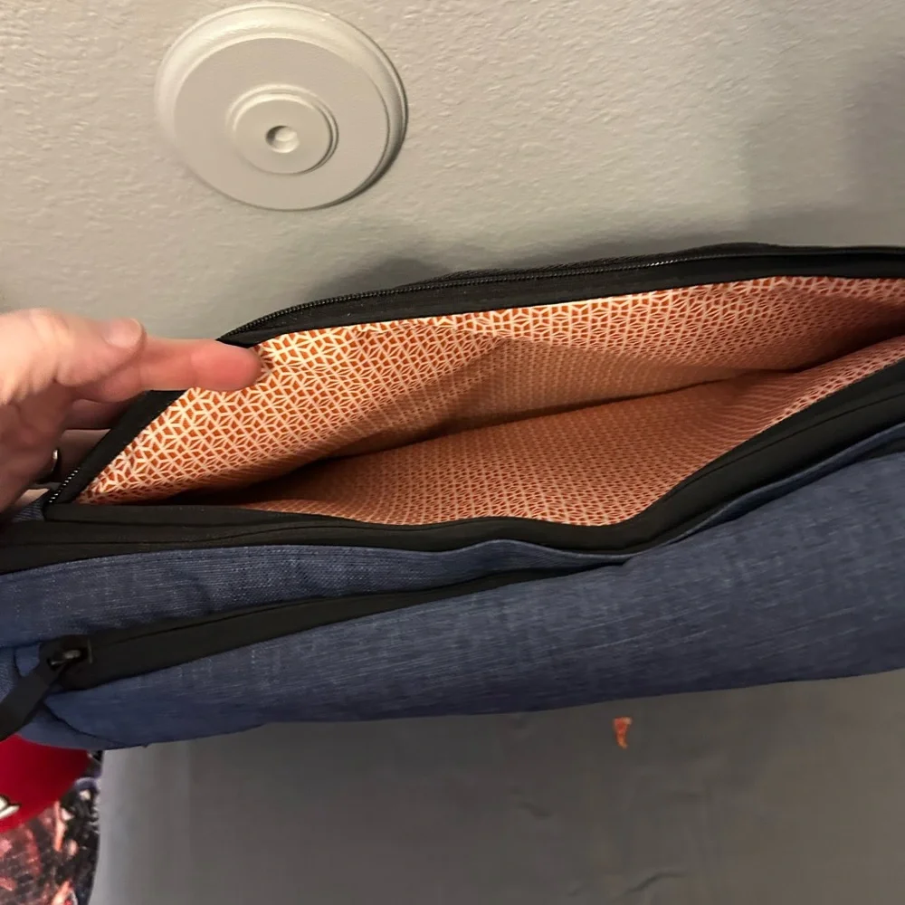 This is a Knack Series 2 Medium Expandable Pack in indigo blue. - Picture 3 of 10